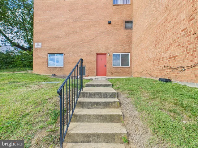 a view of a building with stairs