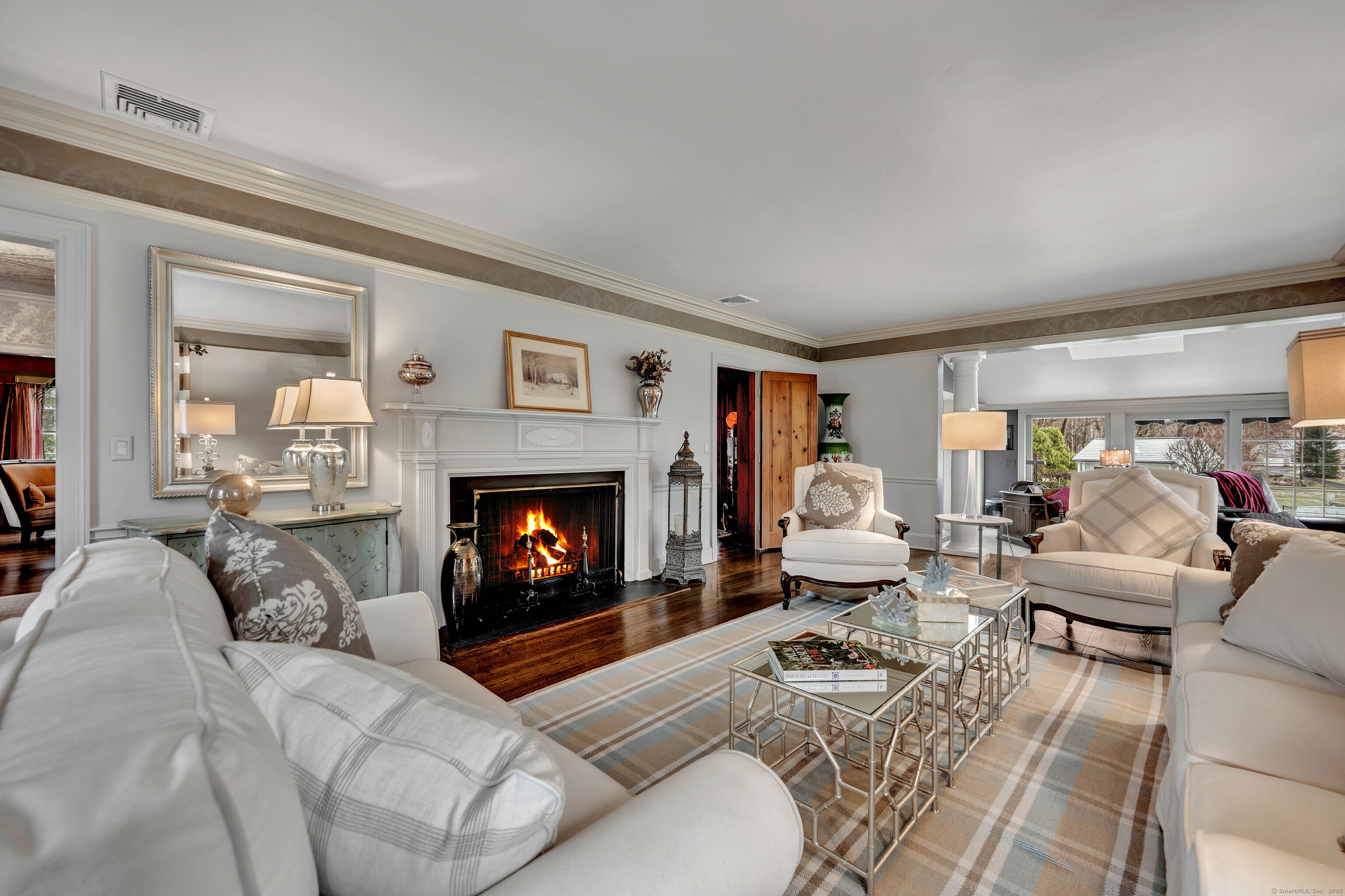 77 Eastfield Road Waterbury, CT 06708 - Photo 2 of 40 a living room with furniture and a fireplace