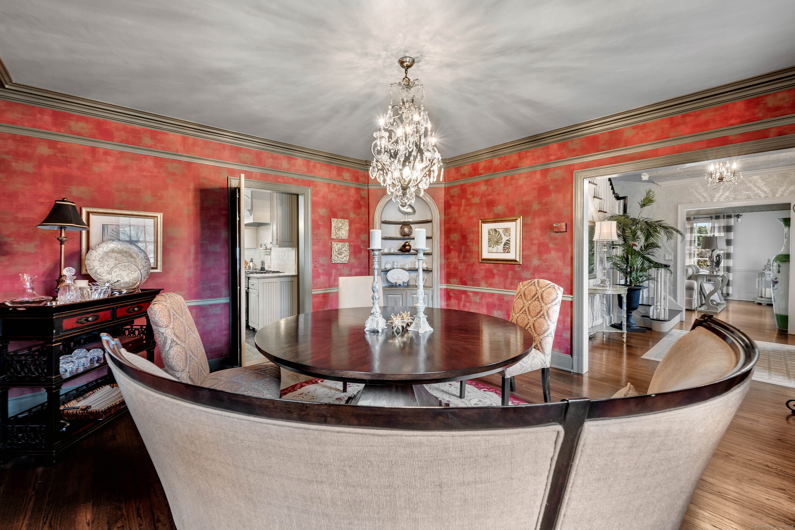 77 Eastfield Road Waterbury, CT 06708 - Photo 4 of 40 a view of a dining room with furniture and chandelier