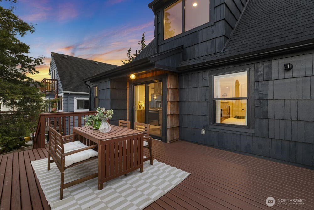 5926 34th Avenue Southwest Seattle, WA 98126 - Photo 30 of 36 a balcony view with a seating space