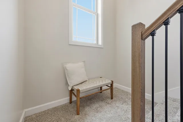 a chair and a table in a room