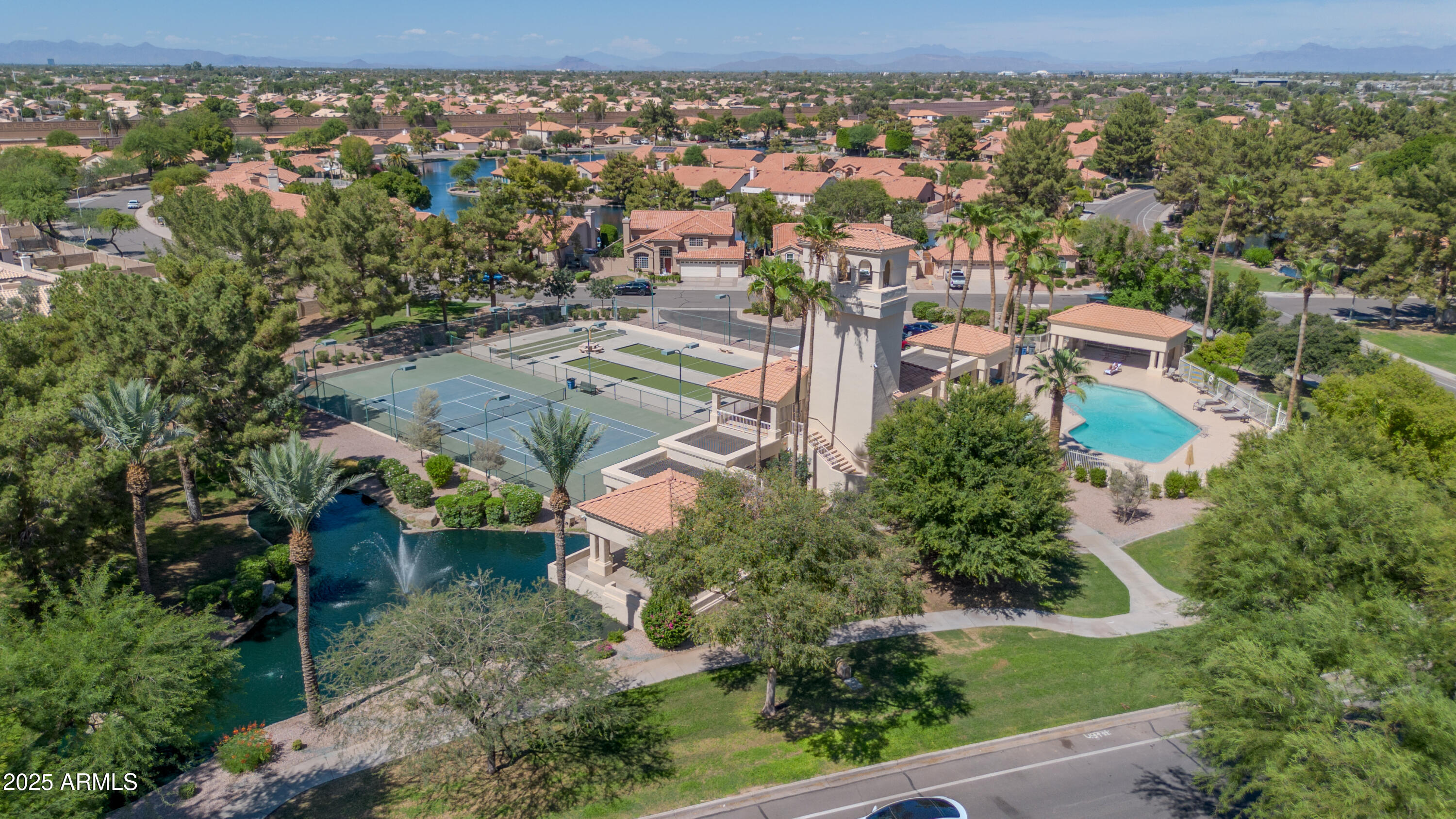 1511 West Wildhorse Court Chandler, AZ 85286 - Photo 26 of 31 an aerial view of residential houses with outdoor space
