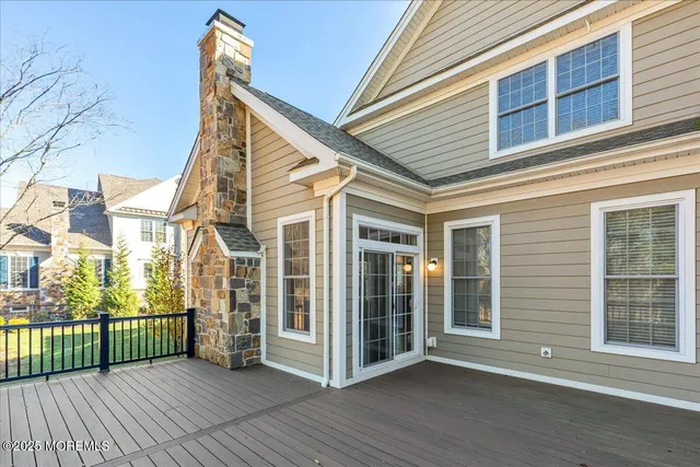 a view of a house with a balcony