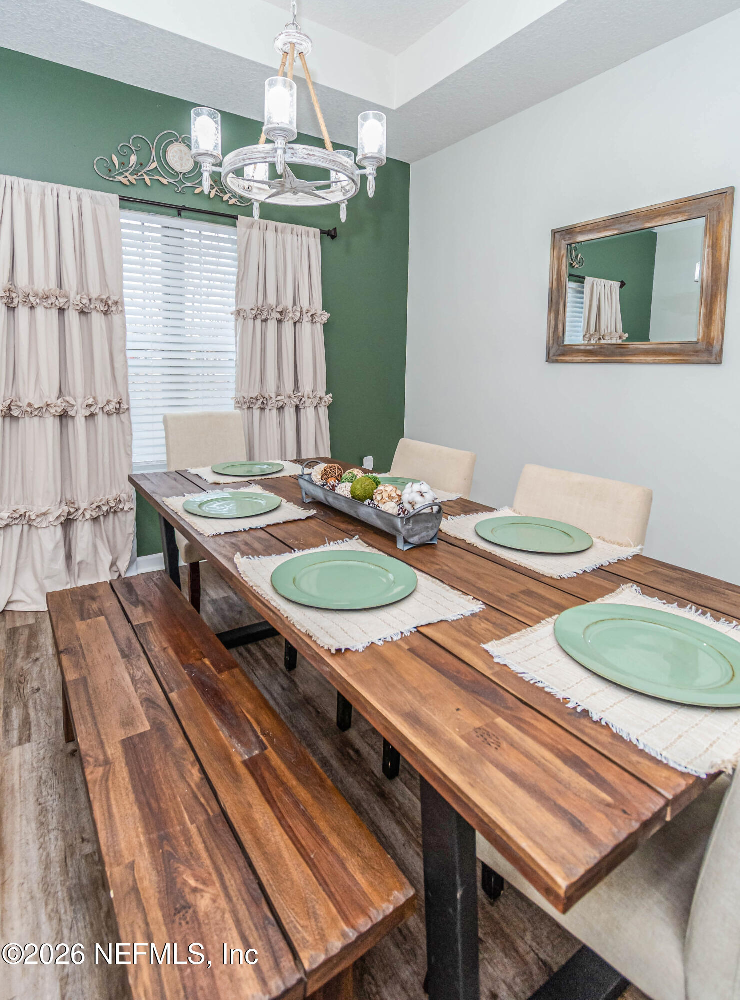 8139 Hunters Ridge South Glen St. Mary, FL 32040 - Photo 22 of 49 a dining room with wooden floor