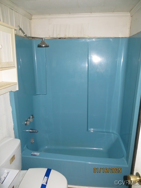 3042 Lara Road Lancaster, VA 22503 - Photo 15 of 15 a bathroom with a shower and a toilet