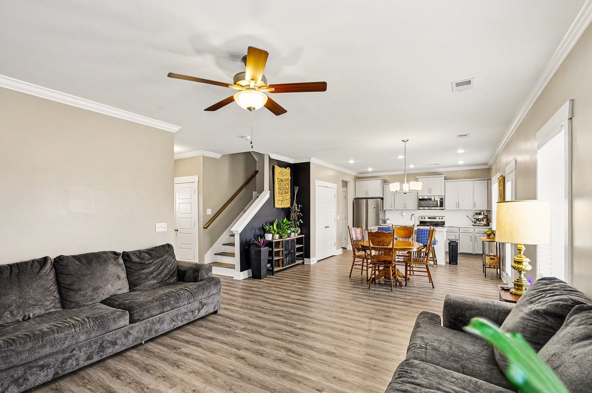 616 Bella Court Lebanon, TN 37087 - Photo 6 of 32 a living room with furniture and a wooden floor