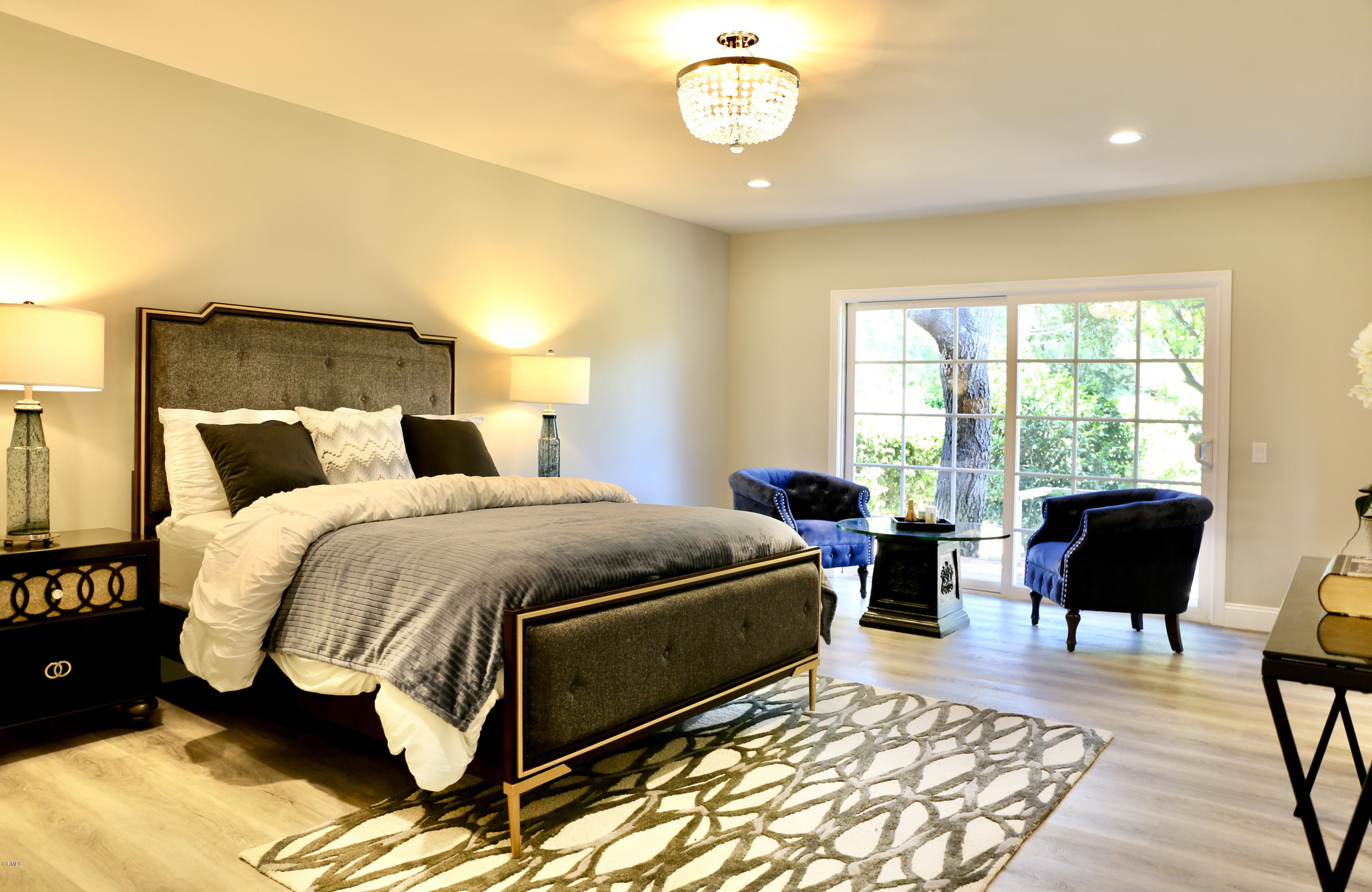 1518 Rodeo Road Arcadia, CA 91006 - Photo 21 of 30 a bedroom with a bed and wooden floor