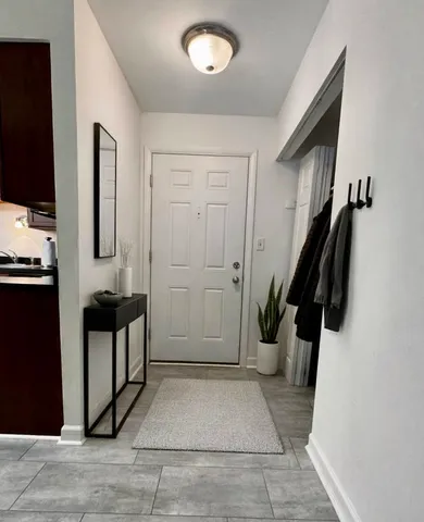 a view of an entryway