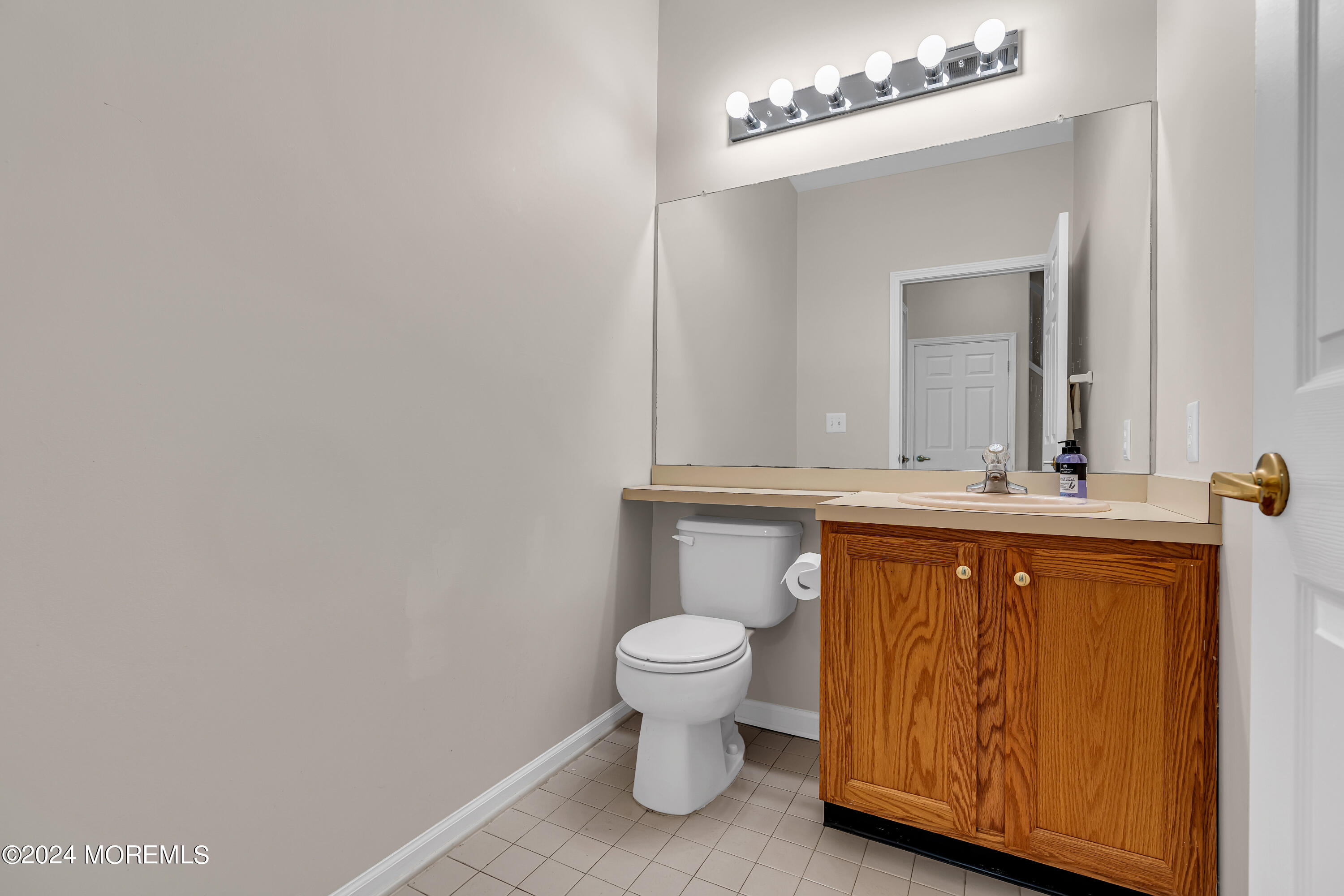 12 Riva Boulevard Brick, NJ 08723 - Photo 12 of 36 a bathroom with a toilet a sink and mirror