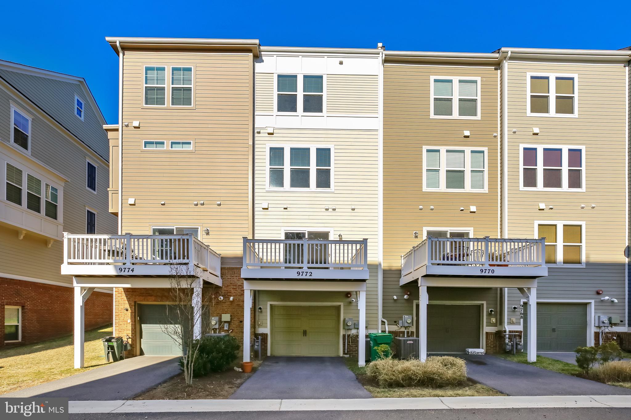 9772 Fields Road Gaithersburg, MD 20878 - Photo 23 of 31 Rear entry with private driveway