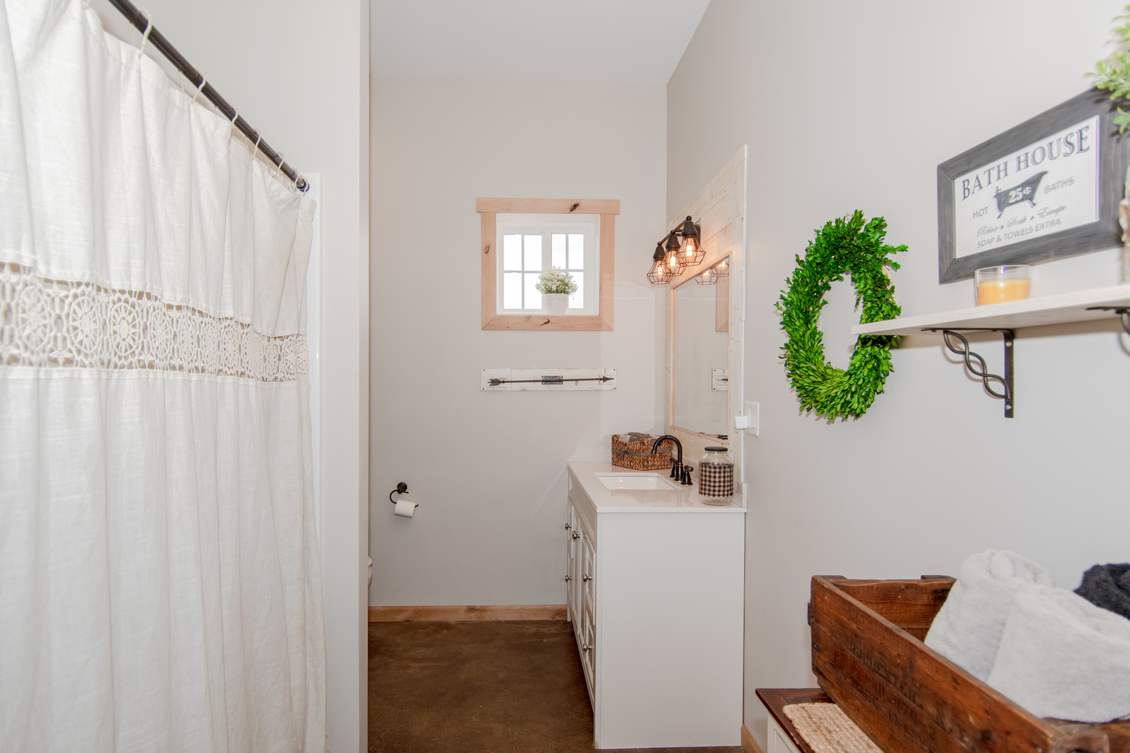1255 West Dupont Road Morris, IL 60450 - Photo 16 of 26 a bathroom with a sink and mirror
