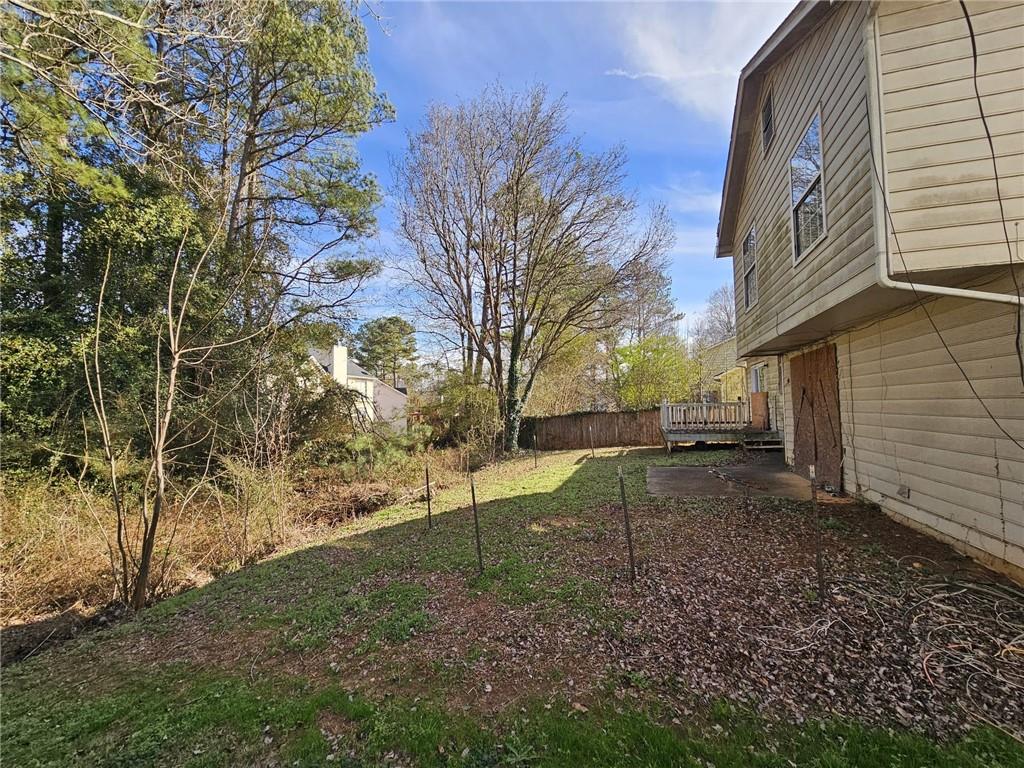 3738 Sandy Shoals Lane Decatur, GA 30034 - Photo 38 of 38 a view of backyard with wooden fence
