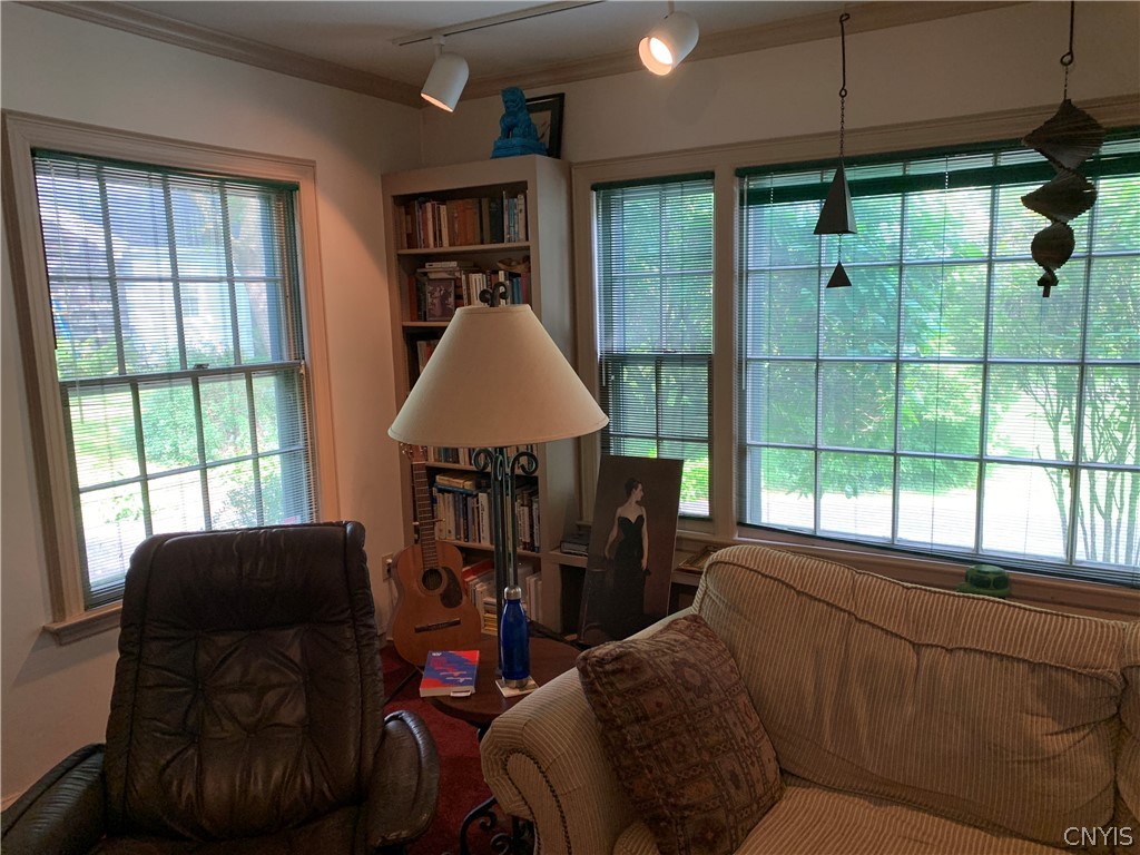 215 Dewitt Road Syracuse, NY 13214 - Photo 16 of 49 The family room has plenty of windows and track li