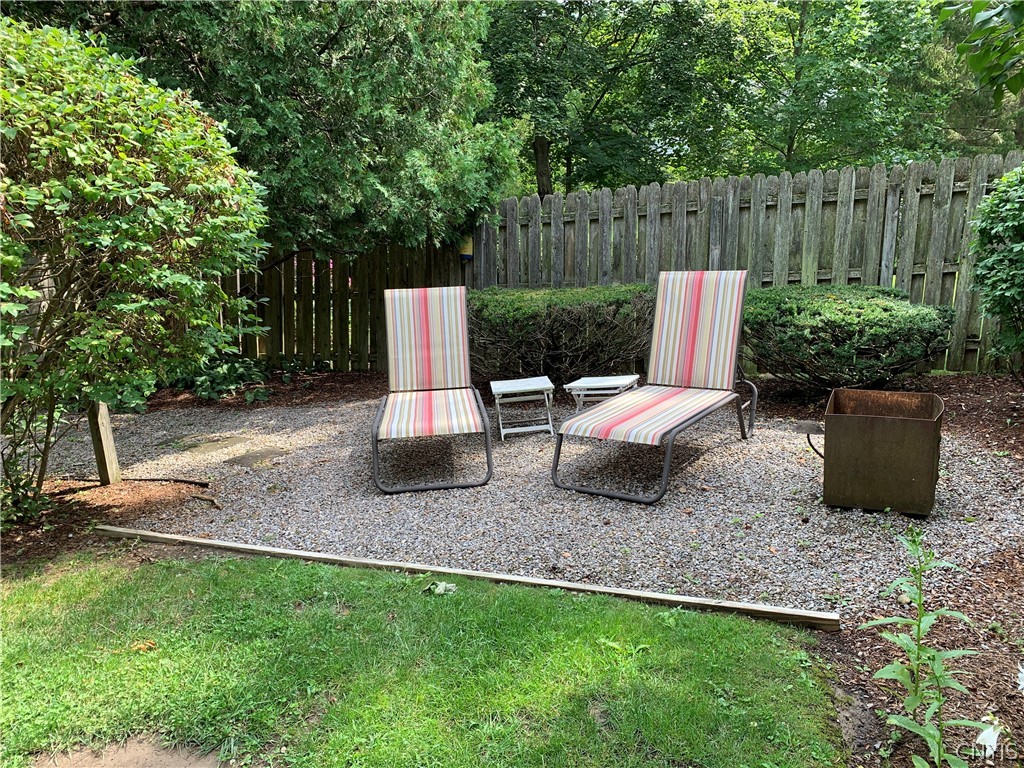 215 Dewitt Road Syracuse, NY 13214 - Photo 24 of 49 A seating area in the back yard