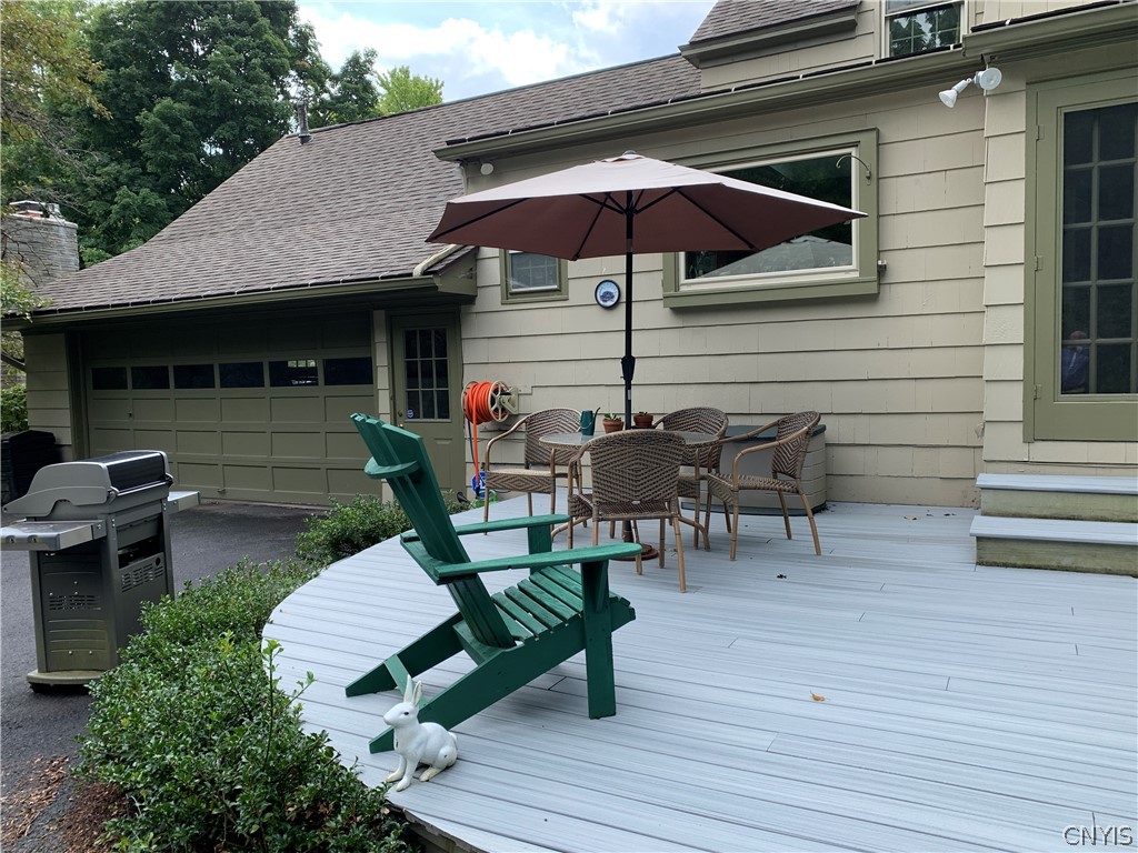 215 Dewitt Road Syracuse, NY 13214 - Photo 30 of 49 An eating area on the deck