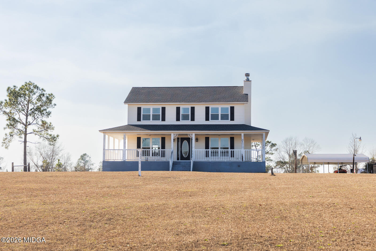 1578 Edsel Senn Road Rockledge, GA 30454 - Photo 24 of 32 front view of a house with a yard