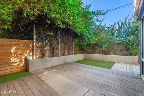 a view of front door with outdoor area