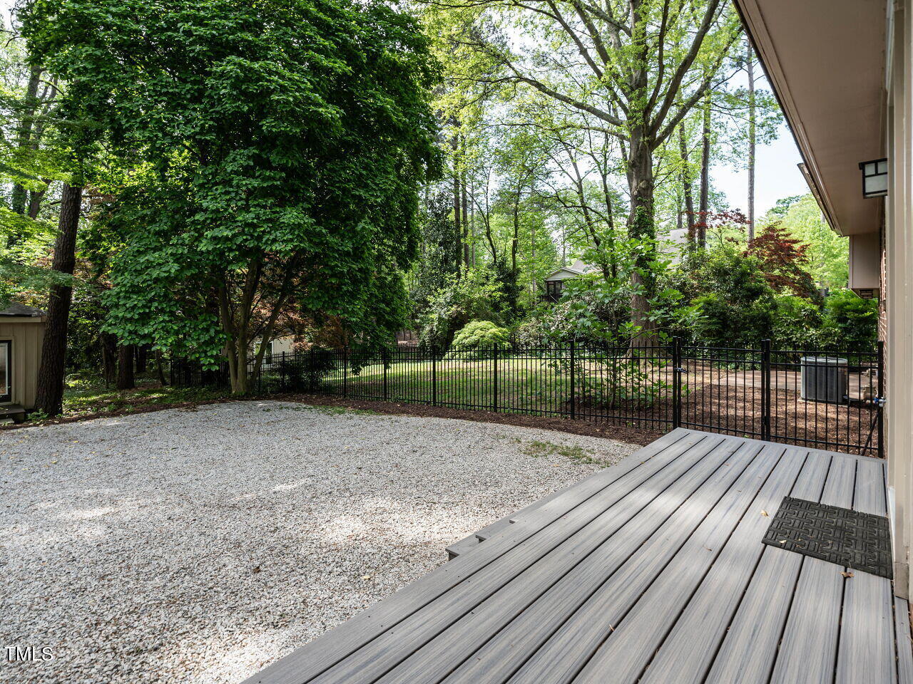 2204 Myron Drive Raleigh, NC 27607 - Photo 33 of 57 Mud room off of dining room leads to wrap around Trex deck and parking pad.