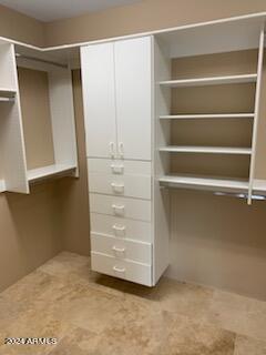 36600 North Cave Creek Road, Unit C20 Cave Creek, AZ 85331 - Photo 14 of 32 a view of walk in closet with empty racks