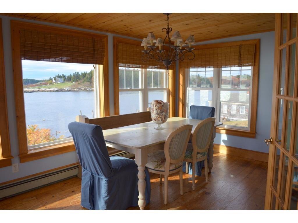 9 Town Landing Road Georgetown, ME 04548 - Photo 9 of 35 Dining room in heated enclosed...