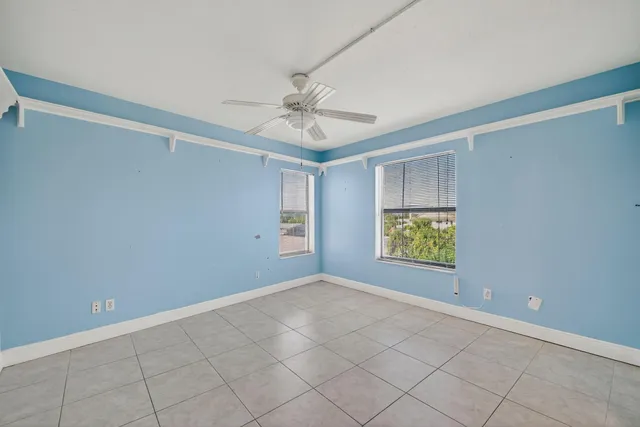 a view of building with yard