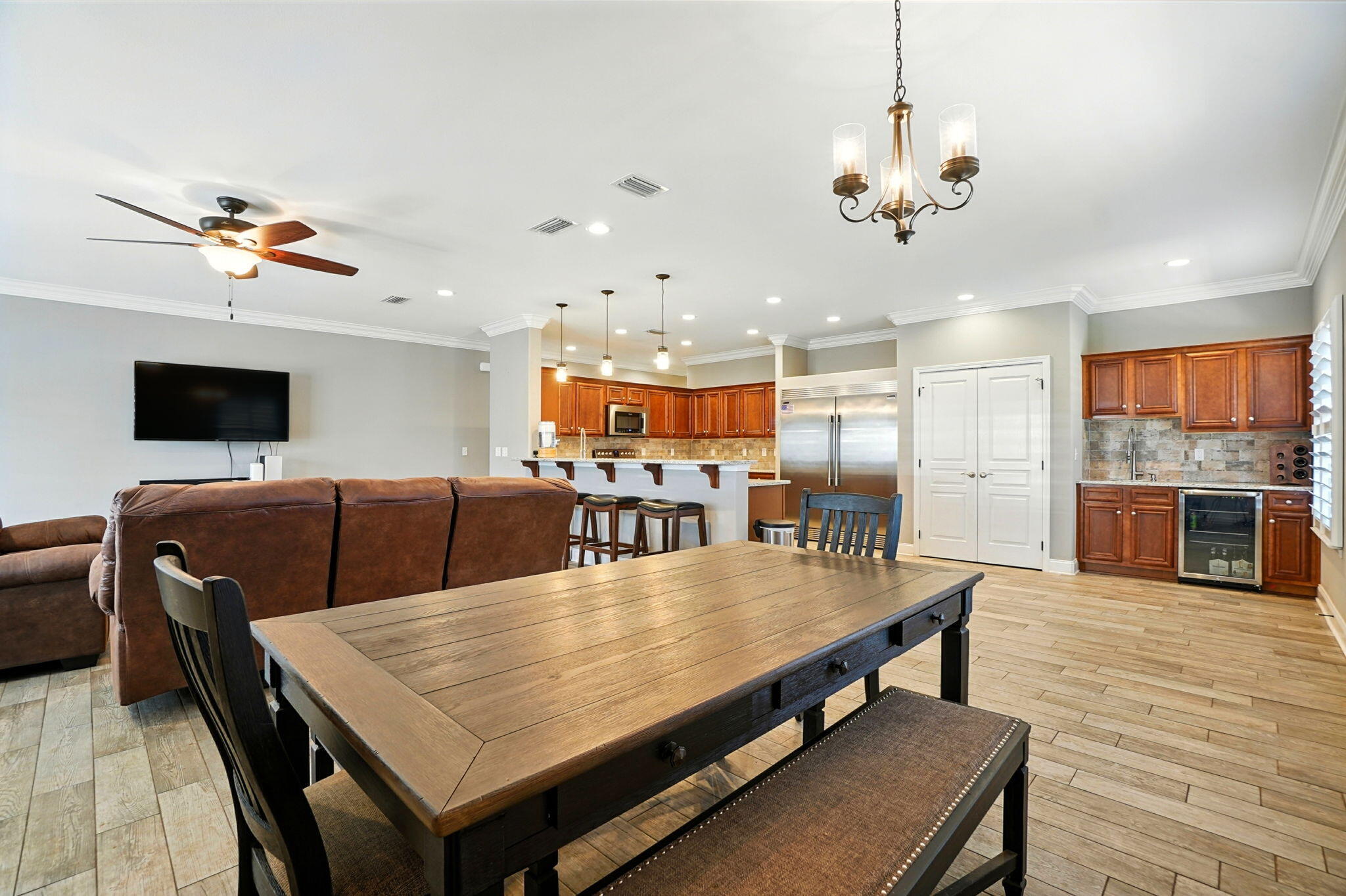 212 Eleases Crossing Crestview, FL 32539 - Photo 15 of 40 a view of a dining room with furniture
