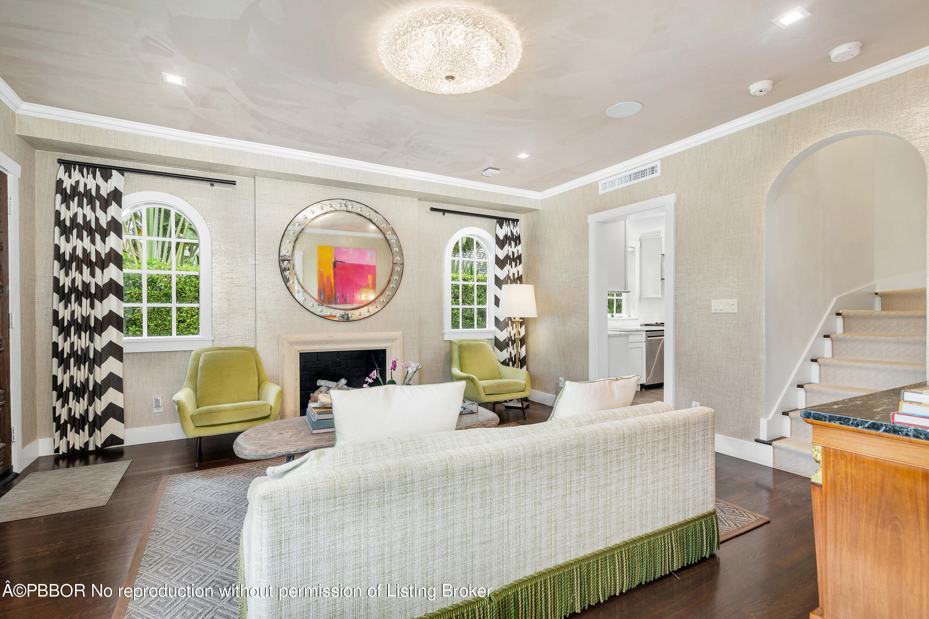 231 Sunset Road West Palm Beach, FL 33401 - Photo 4 of 22 a living room with furniture and a large window
