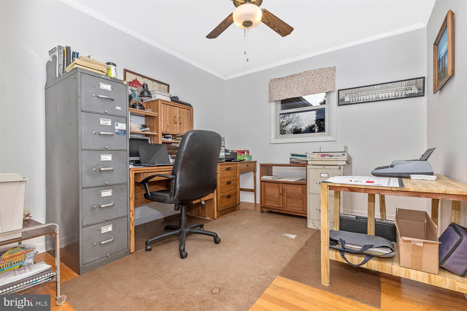 4406 Teen Barnes Road Frederick, MD 21703 - Photo 21 of 30 a view of a workspace with furniture and a workspace