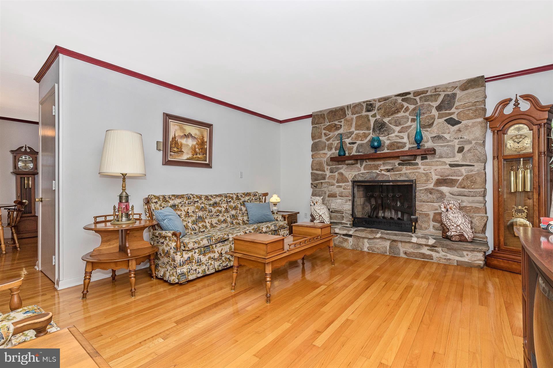 4406 Teen Barnes Road Frederick, MD 21703 - Photo 7 of 30 a living room with furniture and a fireplace