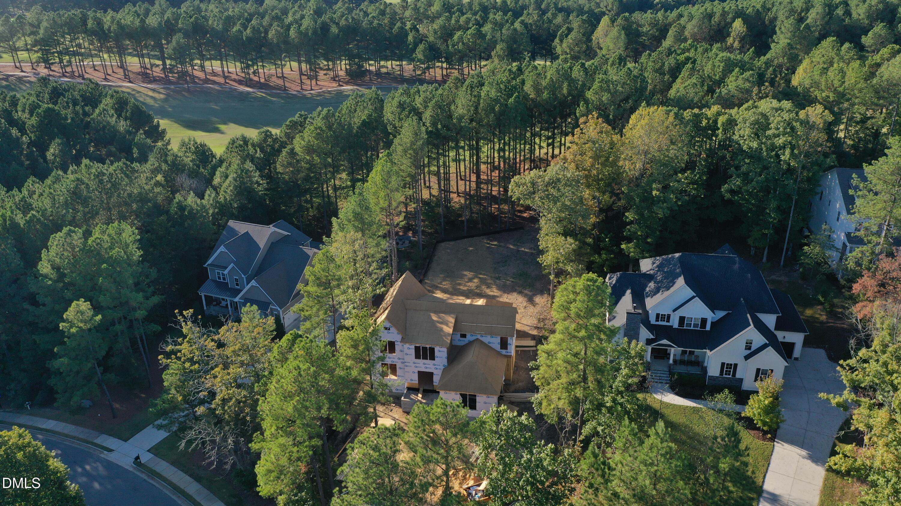 9 High Ridge Lane Pittsboro, NC 27312 - Photo 6 of 25 an aerial view of a house with outdoor space and street view