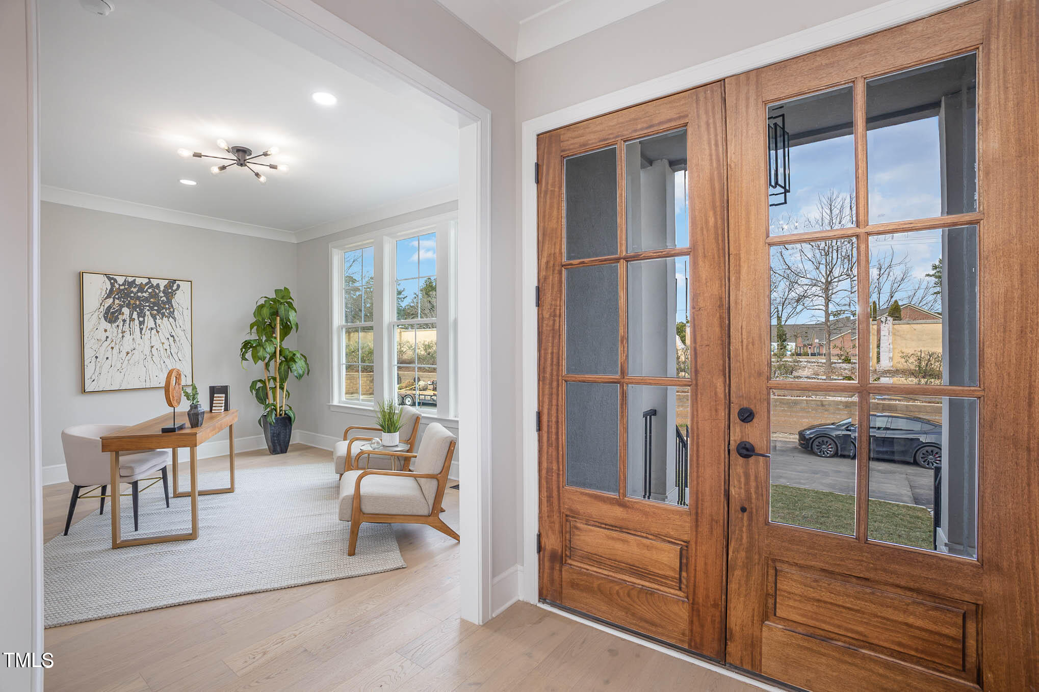 9 High Ridge Lane Pittsboro, NC 27312 - Photo 9 of 25 a living room with furniture and windows