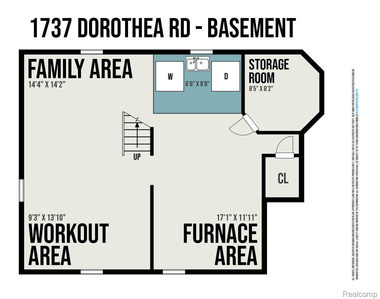 1737 Dorothea Road Berkley, MI 48072 - Photo 33 of 33 Basement.jpg