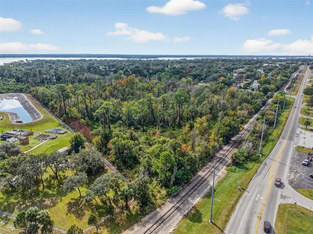 a view of a city from a balcony