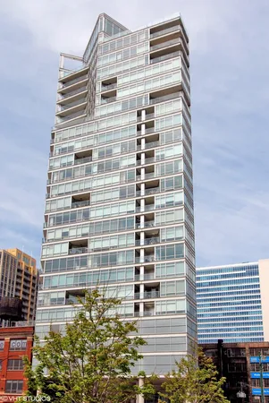 a front view of a building