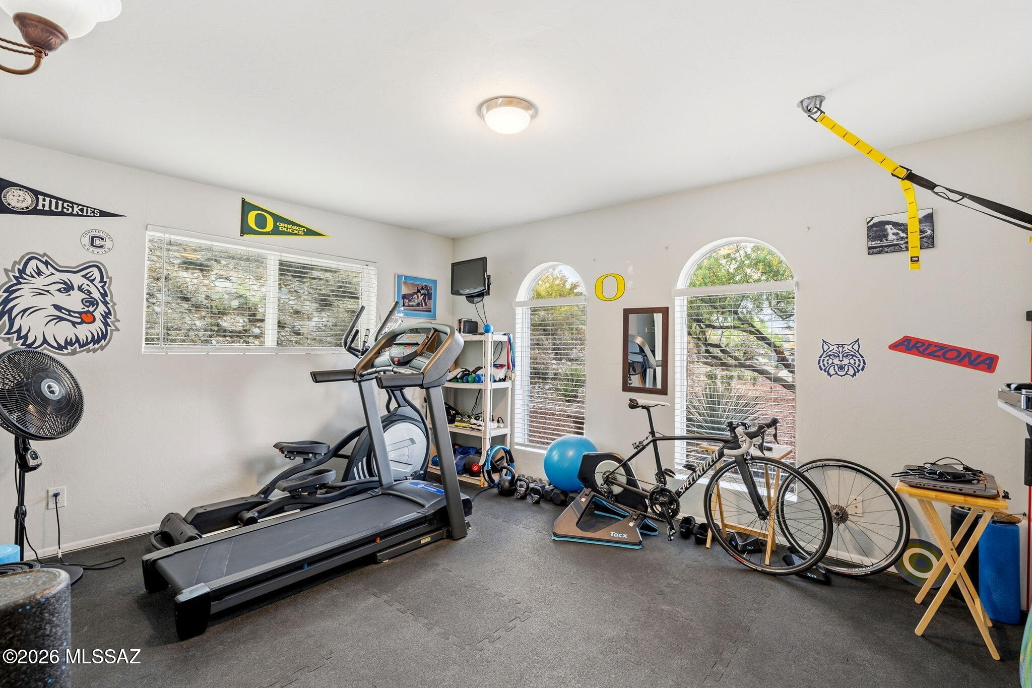 4641 North Rockcliff Road Tucson, AZ 85750 - Photo 35 of 48 Bedroom #4 converted to Home Gym