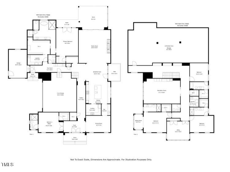 5400 Alpine Drive Raleigh, NC 27609 - Photo 70 of 70 240089 floorplan
