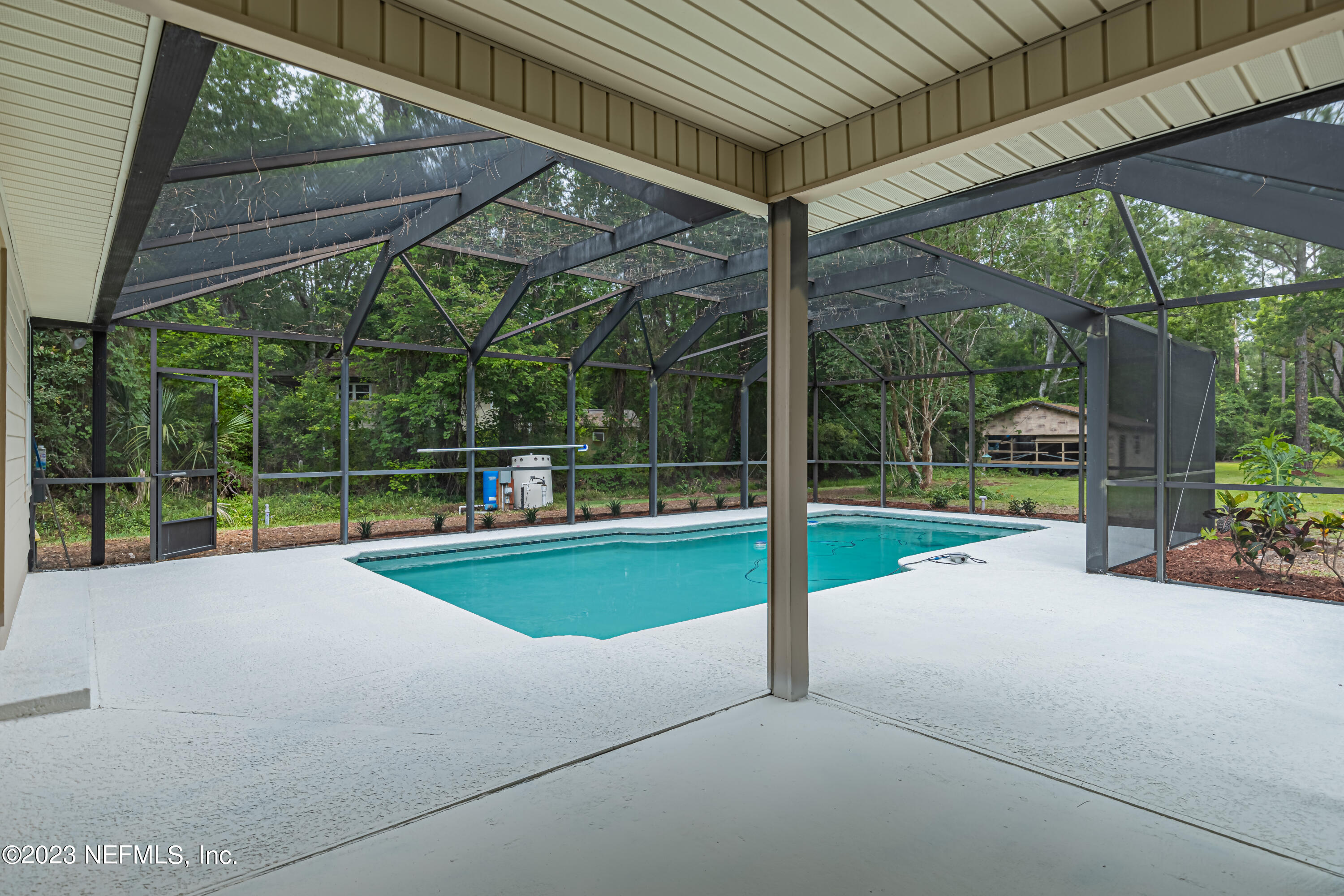 1193 Marlee Road St. Johns, FL 32259 - Photo 44 of 63 a view of a backyard with swimming pool