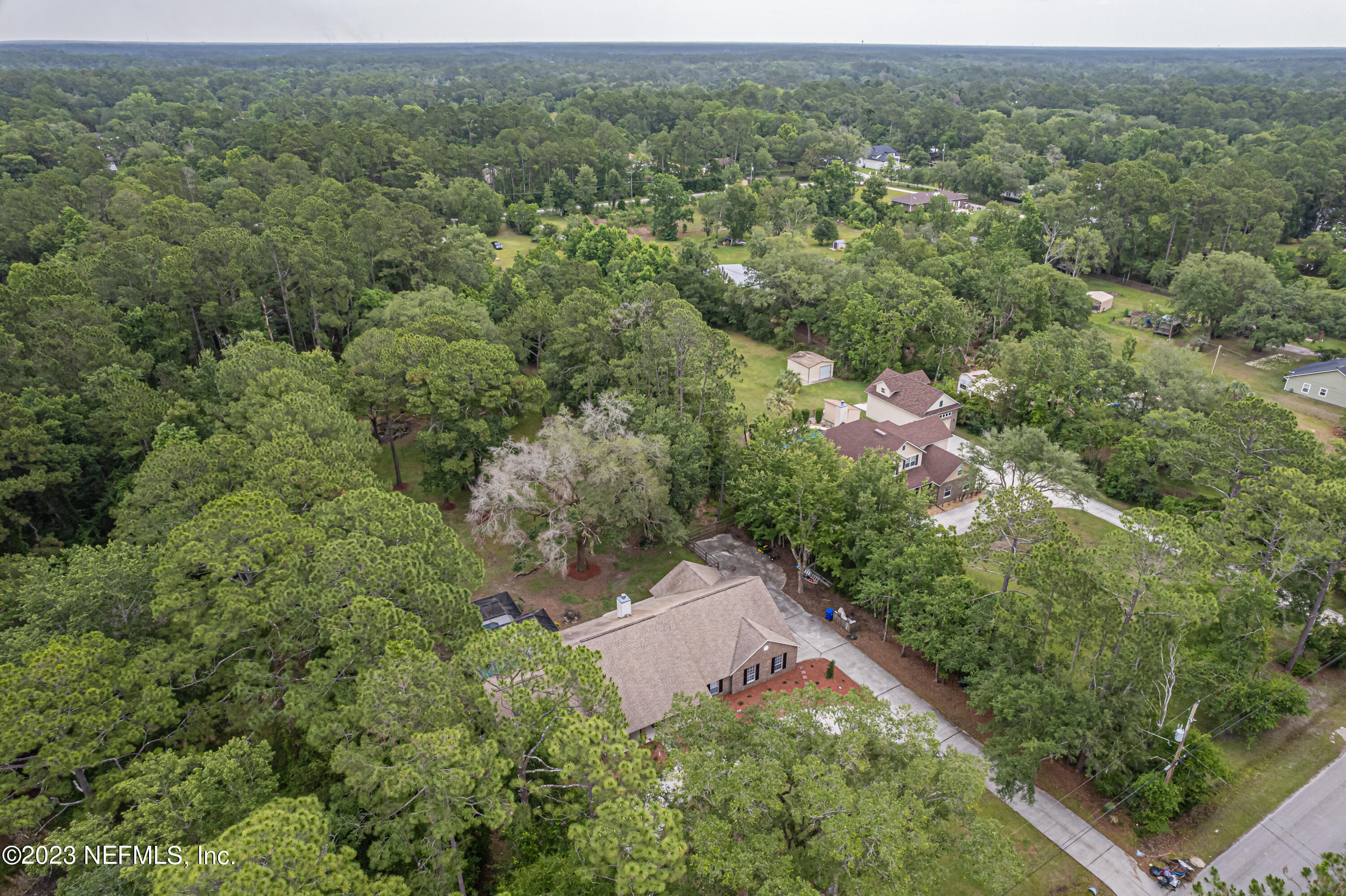 1193 Marlee Road St. Johns, FL 32259 - Photo 63 of 63 an aerial view of a house with a yard