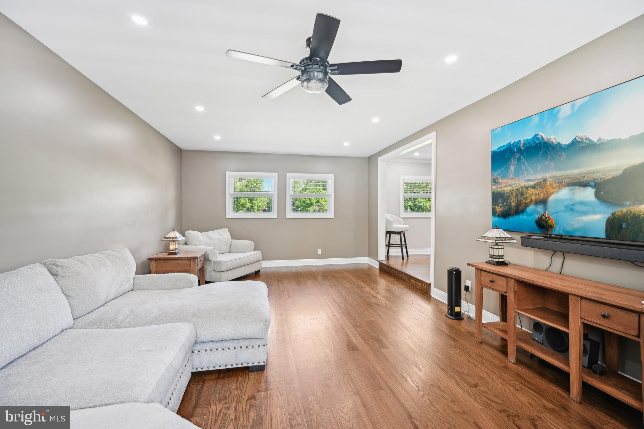 130 Silver Lake Road Bridgeton, NJ 08302 - Photo 25 of 66 a living room with furniture and a flat screen tv