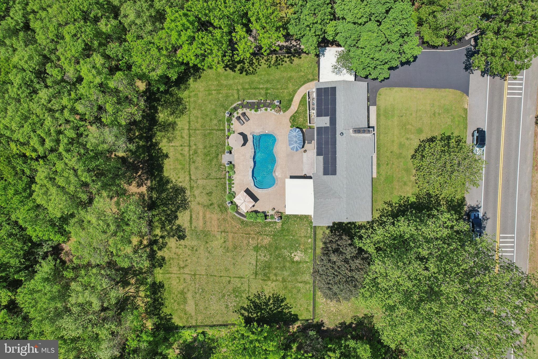 130 Silver Lake Road Bridgeton, NJ 08302 - Photo 63 of 66 an aerial view of a house with a yard and large trees