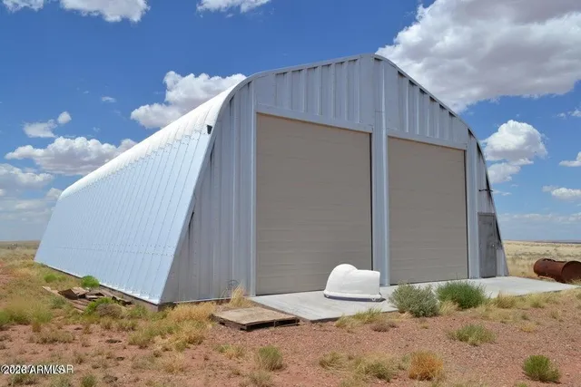 a backyard of a house