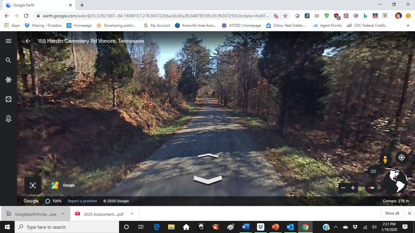 155 Hardin Cemetery Road Vonore, TN 37885 - Photo 5 of 5 155 Hardin Cemetery Road_Google Earth