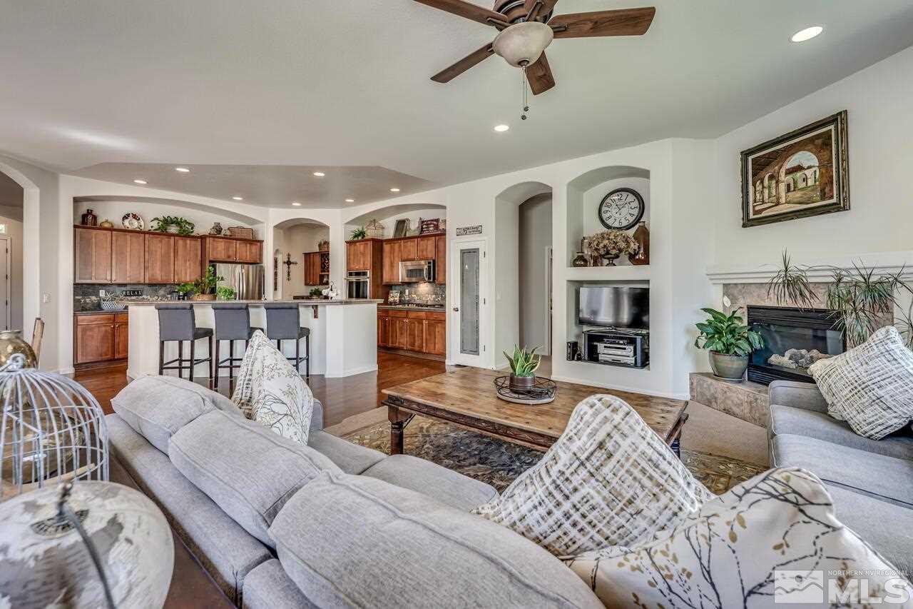 1635 Gulch Way Reno, NV 89521 - Photo 8 of 39 a living room with furniture and kitchen view