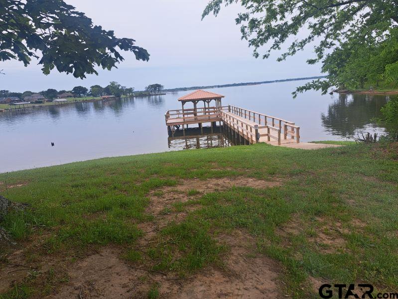 281 Indian Gap Quitman, TX 75783 - Photo 14 of 30 a view of a lake with a yard and large trees