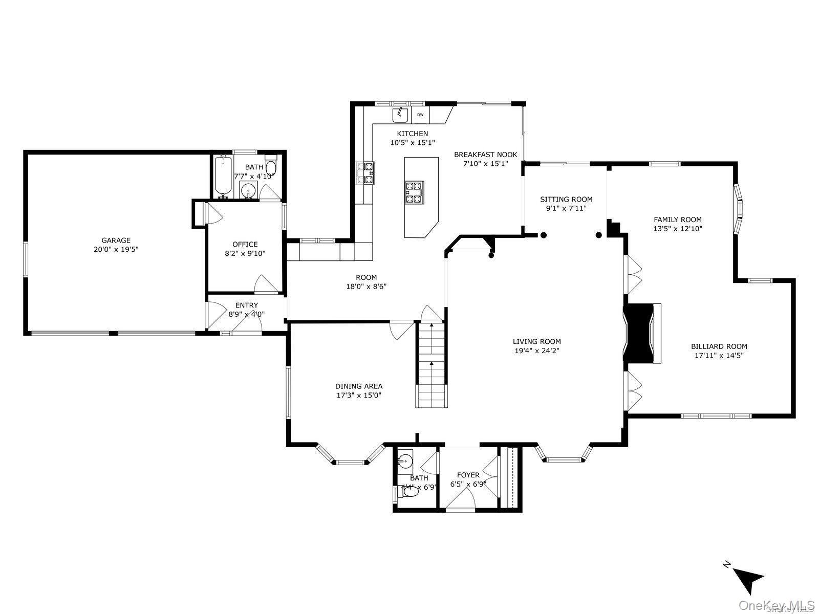 1345 Harbor Road Hewlett, NY 11557 - Photo 36 of 36 a picture of a bathroom with a sink