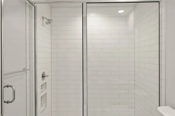 a view of a balcony with city view