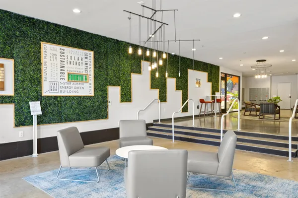 a view of a living room and entry way