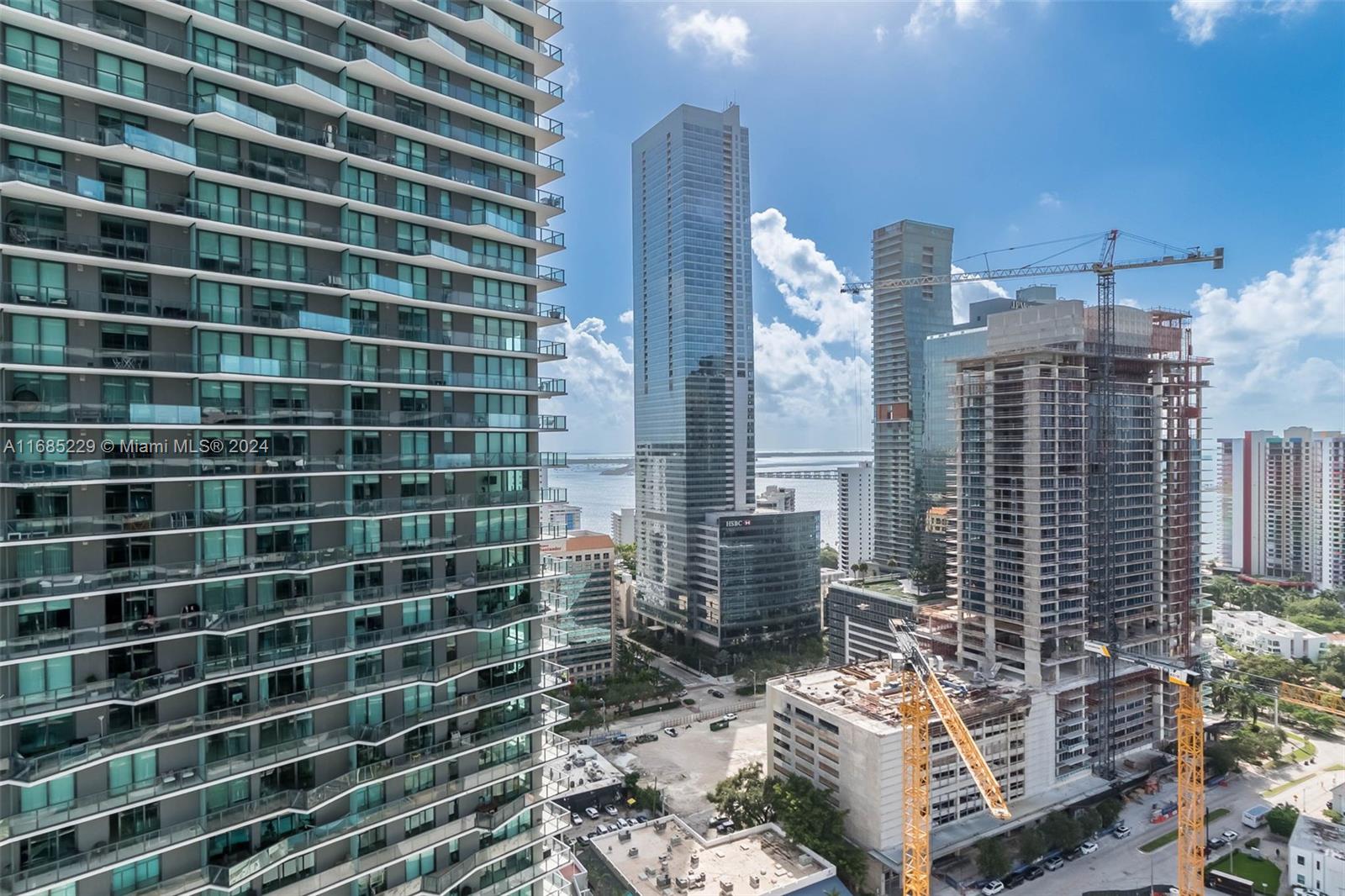 60 Southwest 13th Street, Unit 2618 Miami, FL 33130 - Photo 22 of 24 a view of a city with tall buildings