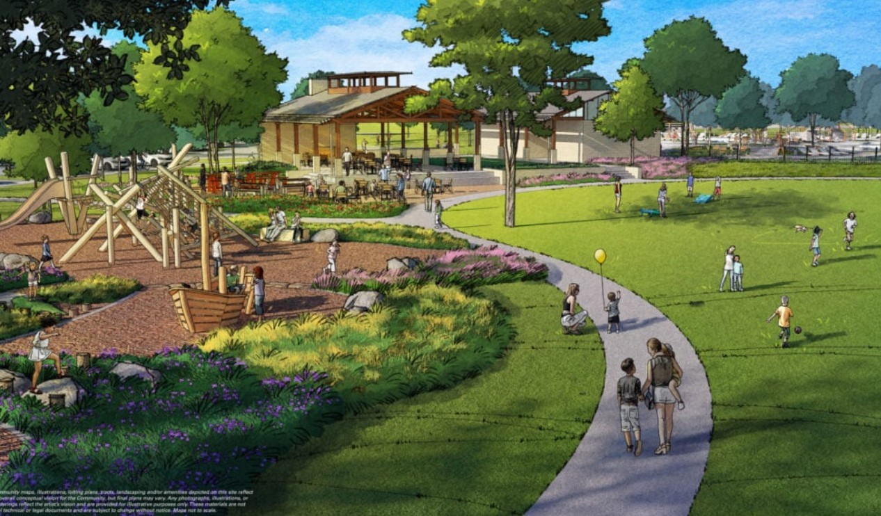 731 Willow Grove Lane Rosenberg, TX 77471 - Photo 20 of 23 an aerial view of a park