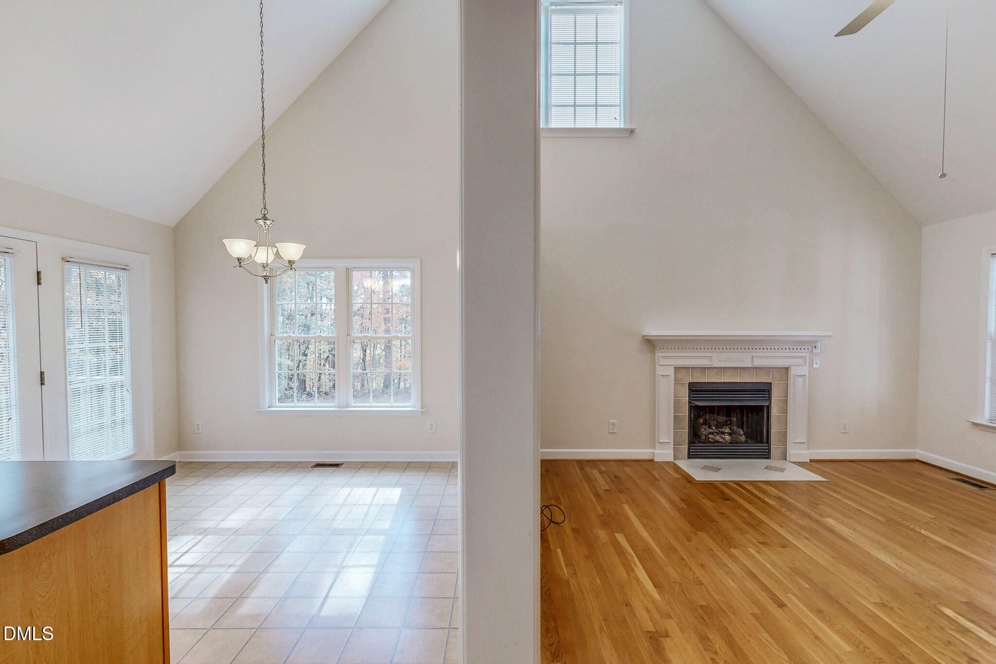 689 Lockamy Road Timberlake, NC 27583 - Photo 15 of 33 a view of livingroom window and fireplace